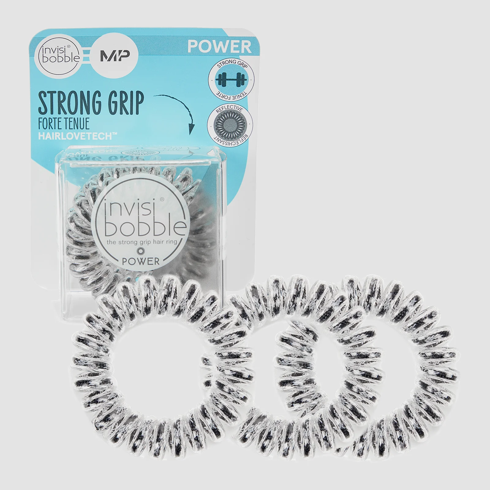 MP X Invisibobble®Power系列反光发圈 - 黑色 - 3件装 图片 1