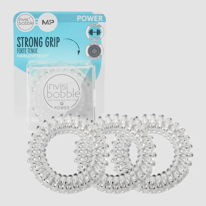 MP X Invisibobble®Power系列反光发圈 - 透明 - 3件装