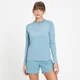 MP女士Run Life系列训练长袖T恤 - 石蓝/白