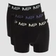 MP男士彩色品牌标志四角裤(3条) - 黑/霜绿/钢蓝/冰蓝