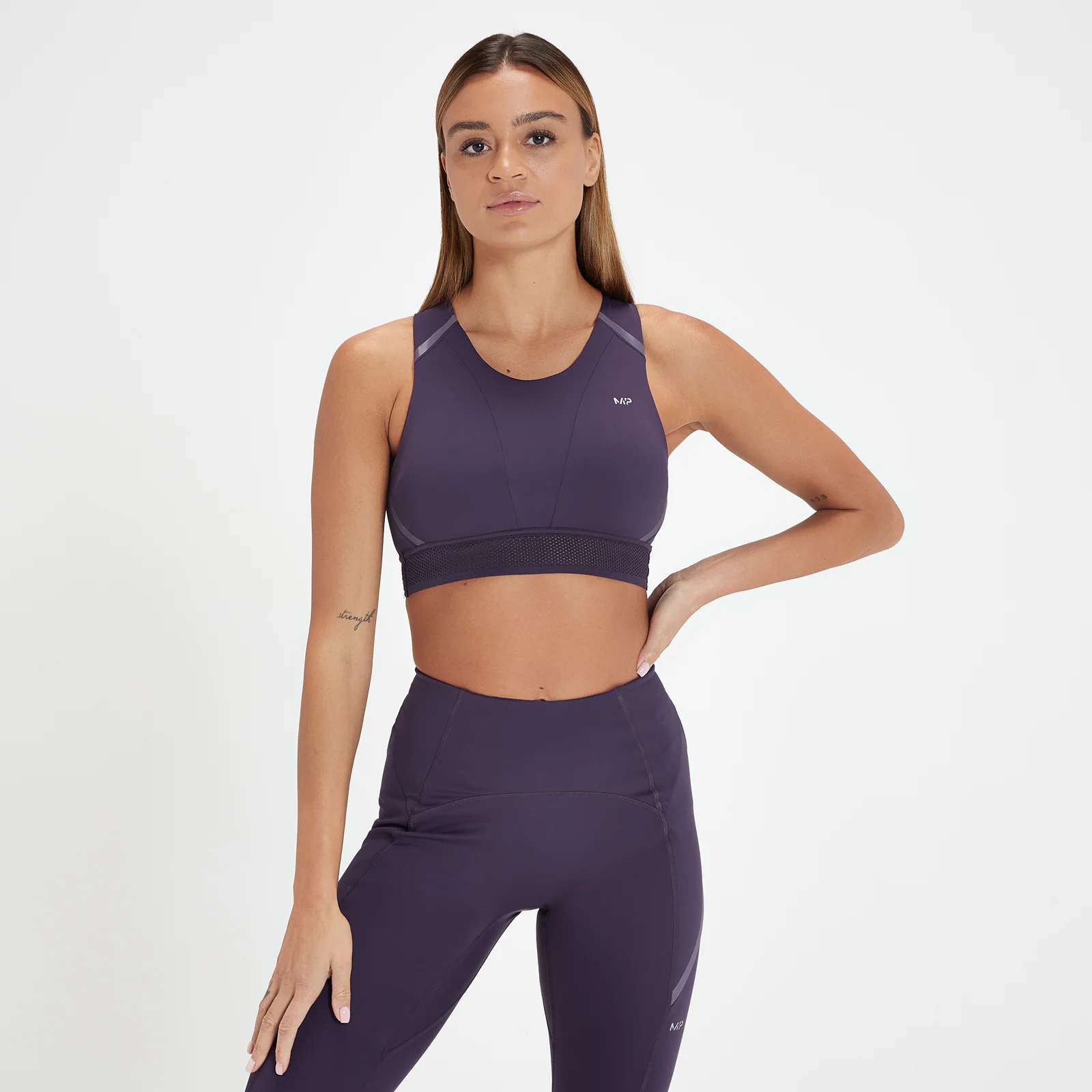 Velocity Ultra速度升级系列女士反光运动内衣 - 李子色 - XL 图片 1