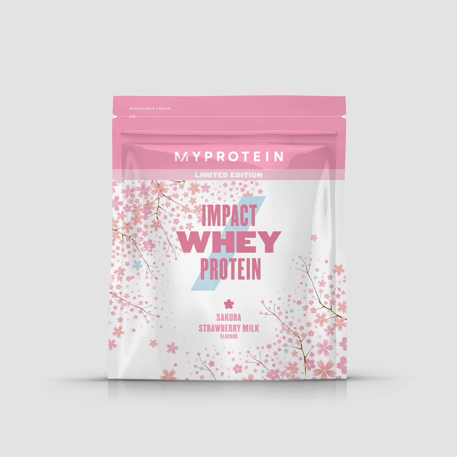 Impact乳清蛋白粉 - 草莓、樱花和北海道鲜奶口味 - 1kg - 樱花季限定 草莓牛奶口味 图片 1