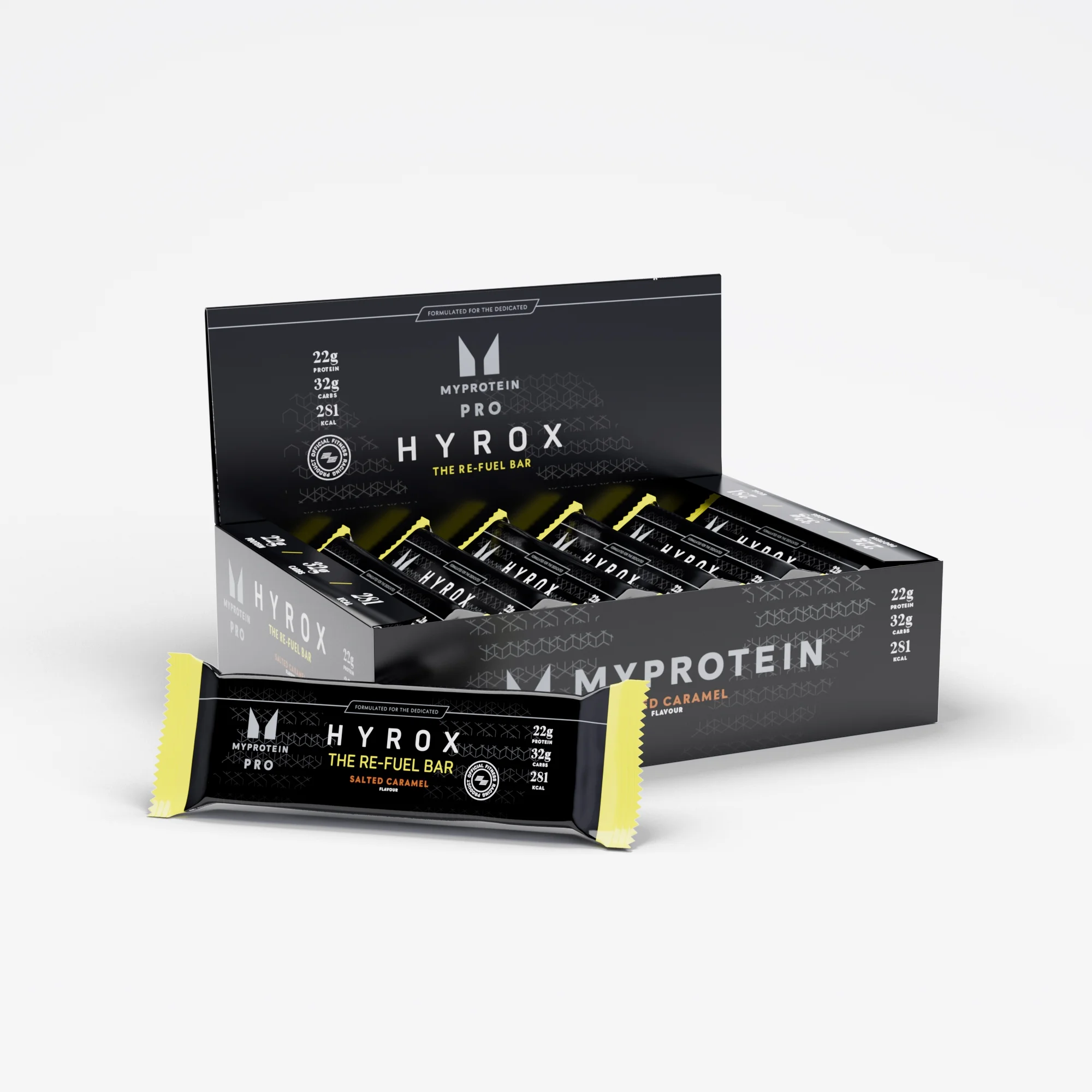 Re-Fuel蛋白棒 - HYROX版 - 12 x 80g - 咸焦糖味 图片 1