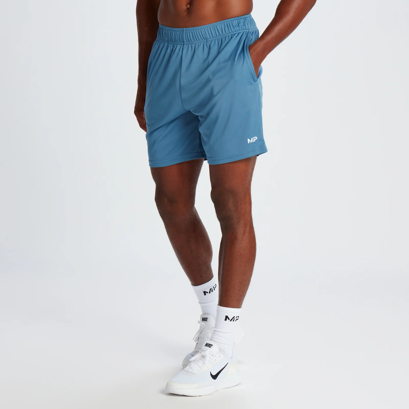 MP Men's Lightweight Jersey Training Shorts - Graphite Blue - XS 图片 1