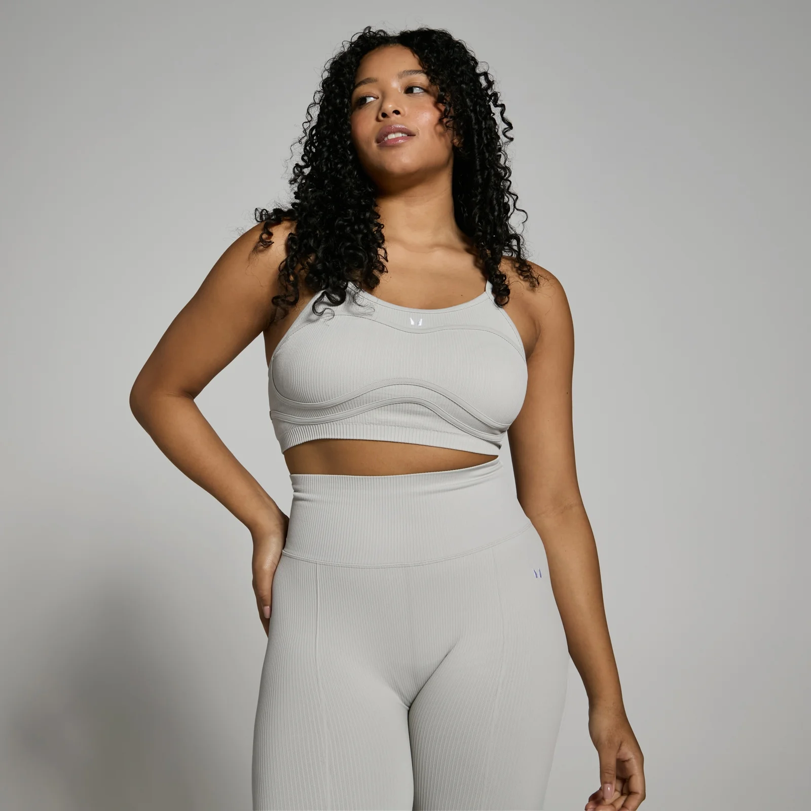 MP女士Lifestyle生活方式系列罗纹内衣 - 浅灰 - M 图片 1