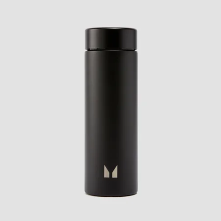 Myprotein大号再生金属水壶 - 黑色