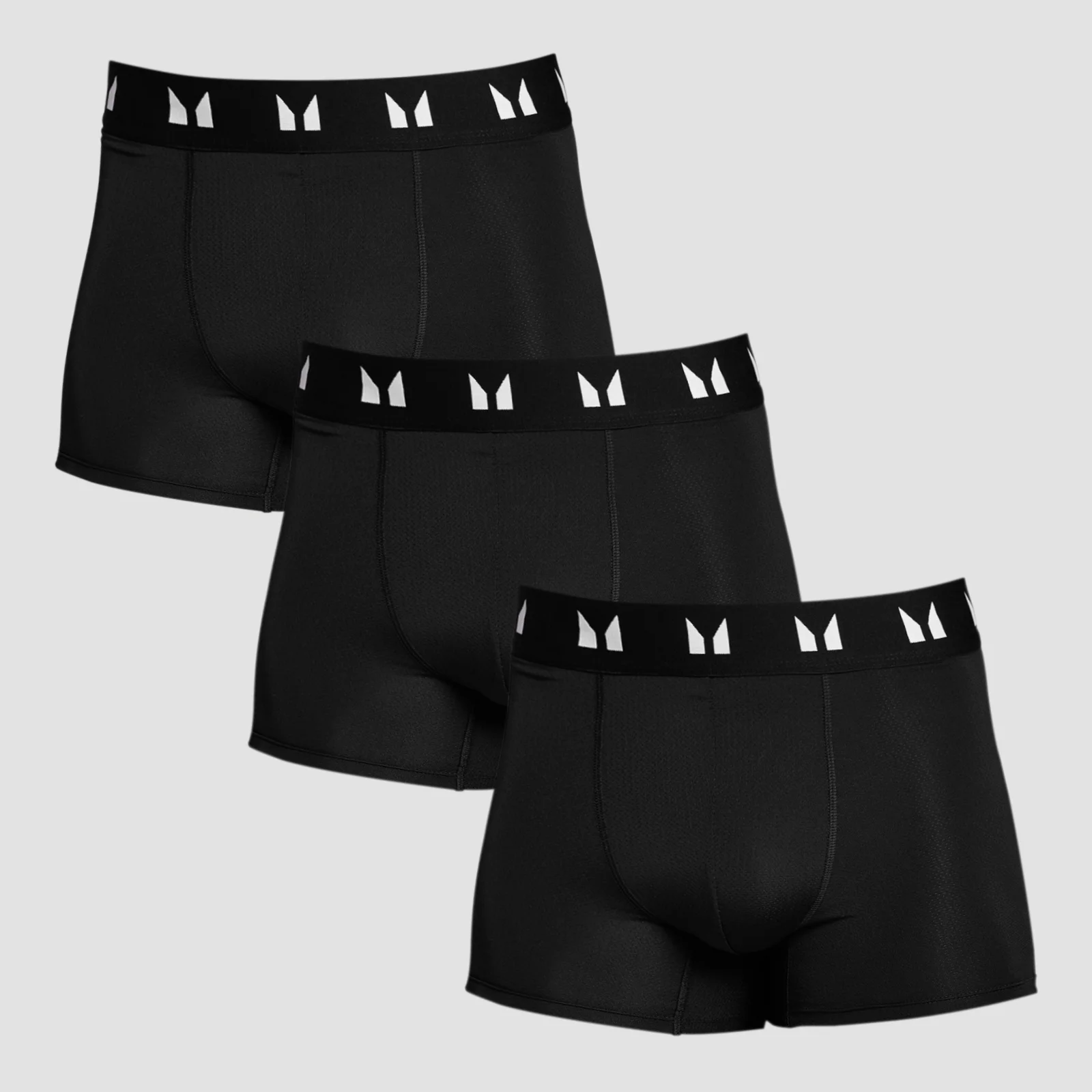 MP Men's Technical Boxers (3 Pack) - Black - XXL 图片 1