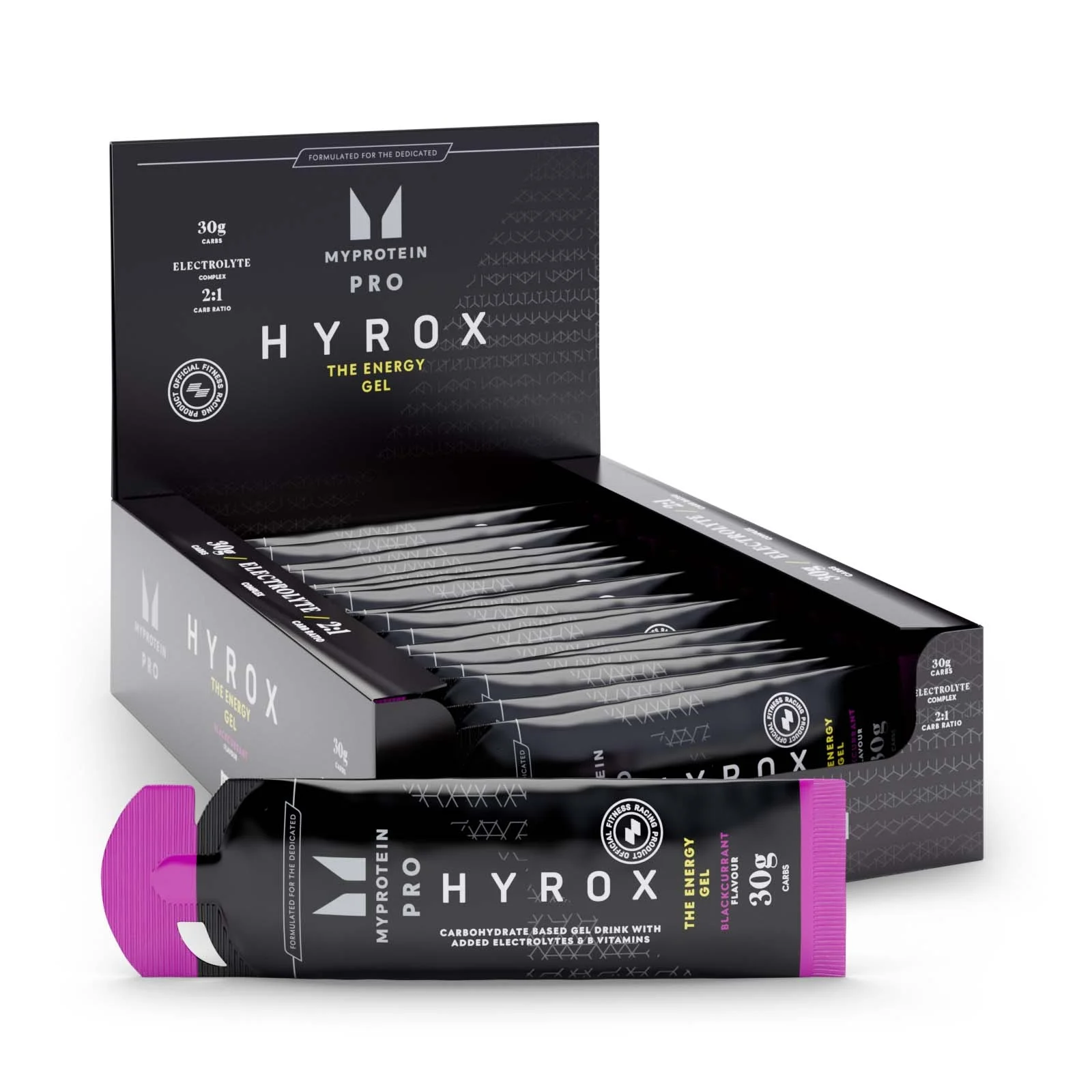 Myprotein PRO THE Energy Gel, 20 x 70g - 60ml - 黑加仑浆果味 图片 1