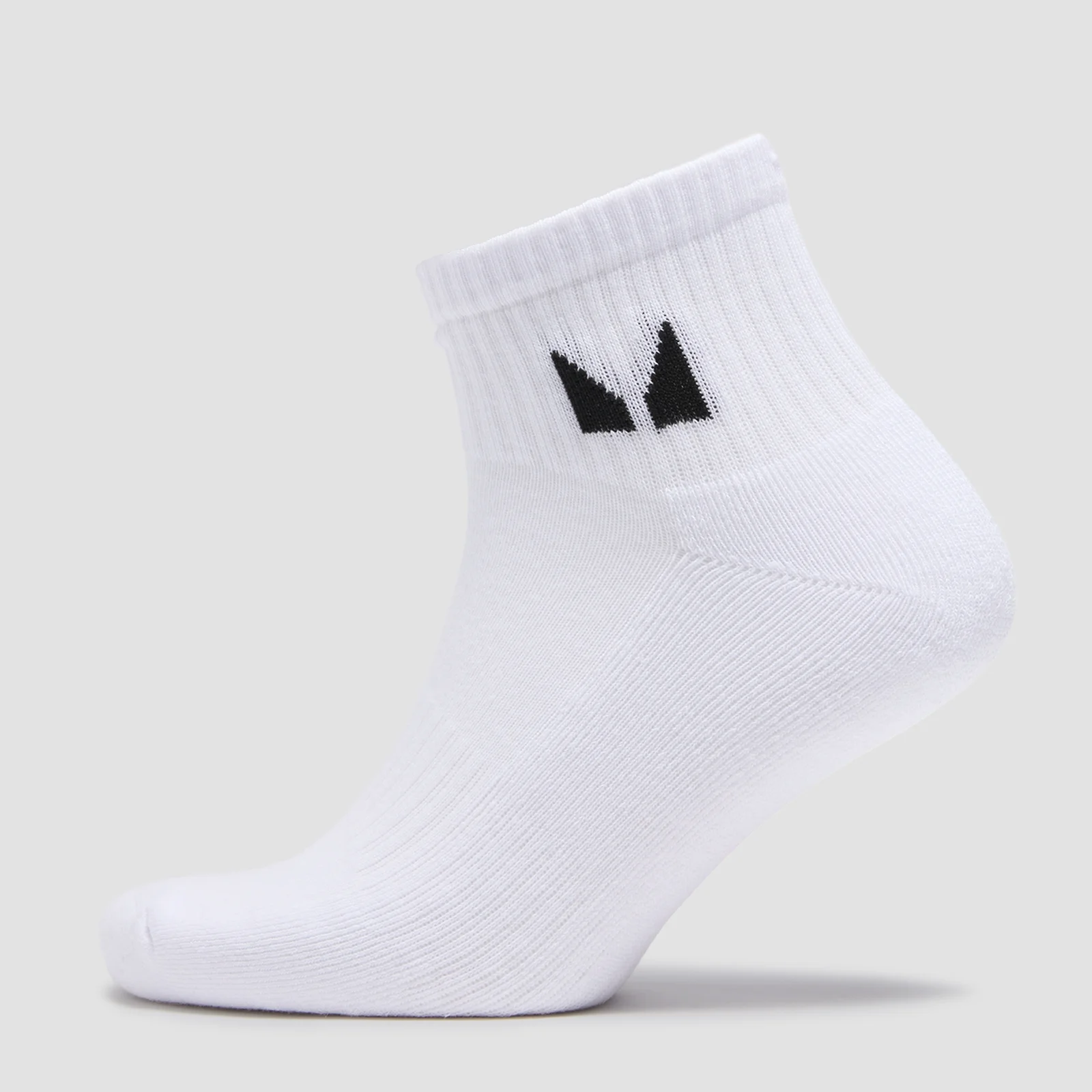 MP Unisex Ankle Socks (3 Pack) - White - UK 2-5 图片 1