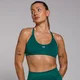 Tempo节奏系列女士无缝复合式运动内衣 - 深青绿
