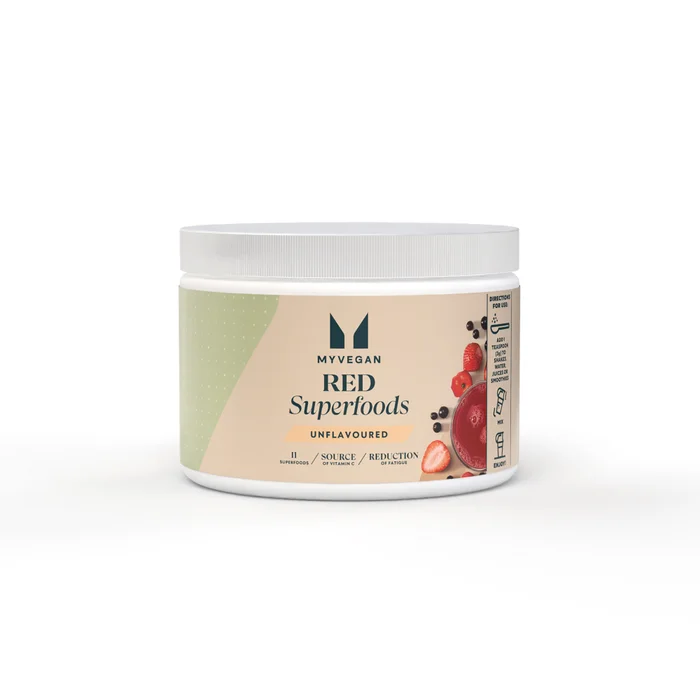 红色超级食物果蔬粉