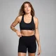 Active系列女士交叉后背可调节内衣 - 黑色