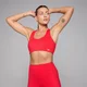 Active系列女士交叉后背可调节文胸 - 鲜红色