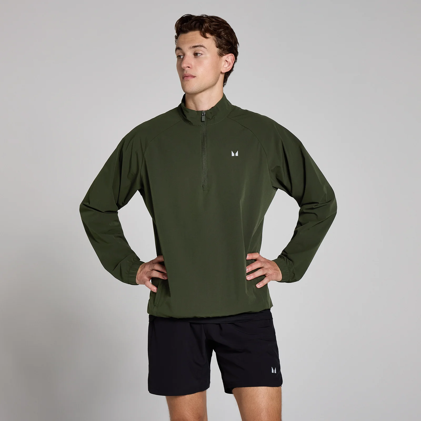 男士轻便风衣 - 森林绿 - XS 图片 1