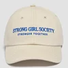 MP Strong Girl Society帽子 - 米色