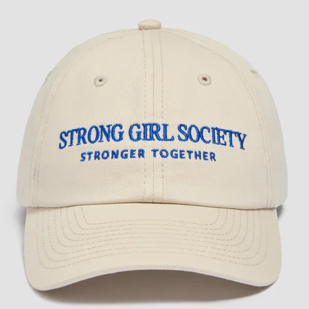 MP Strong Girl Society帽子 - 米色