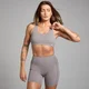 Active系列女士交叉后背可调节内衣 - 冷灰色