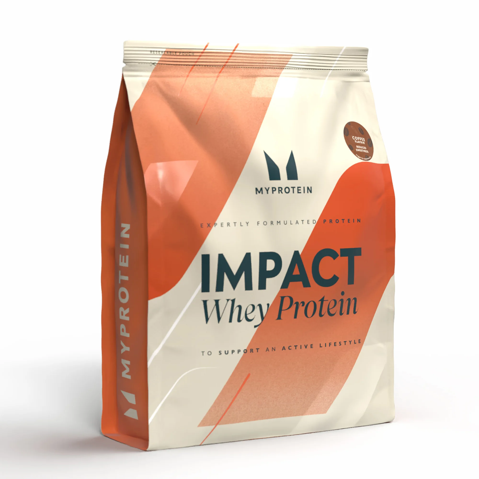 Impact乳清蛋白粉 – 减甜版糖咖啡口味 - 1kg - 低糖咖啡 图片 1