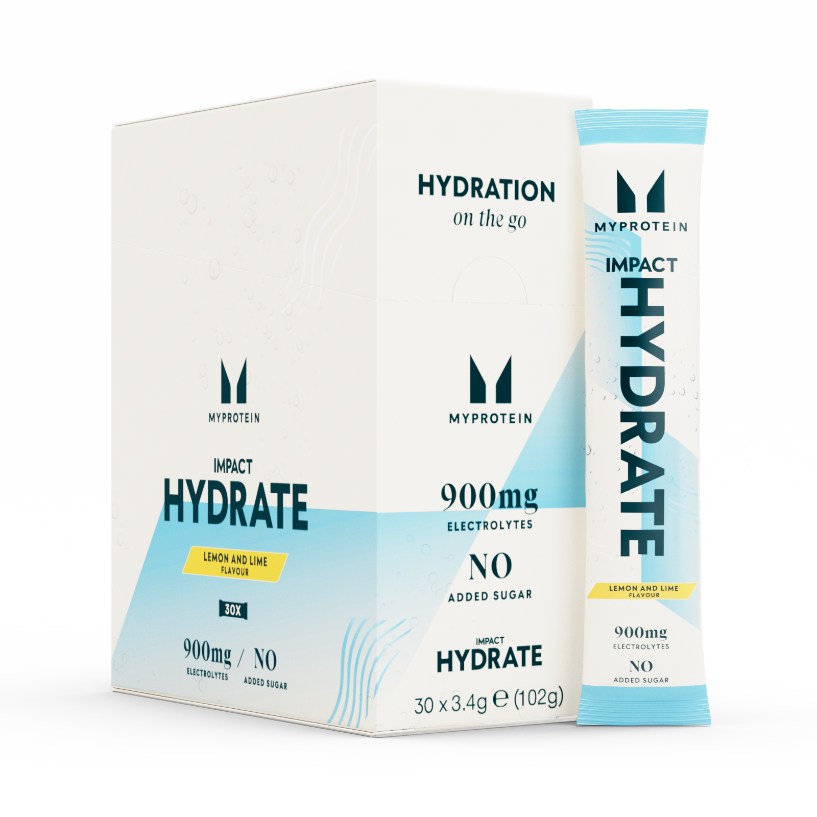 Impact Hydrate | 条装 - 3.4g x 30份装 - 柠檬青柠檬味 图片 1