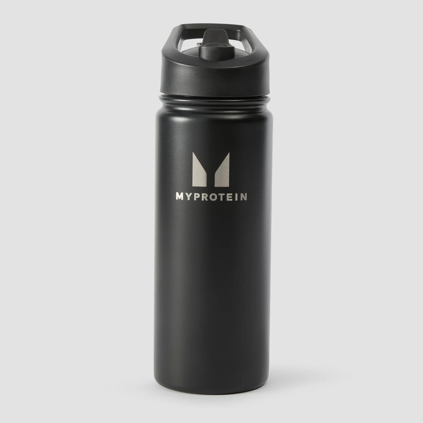 Myprotein再生金属翻盖吸管瓶500毫升 - 黑色 图片 1