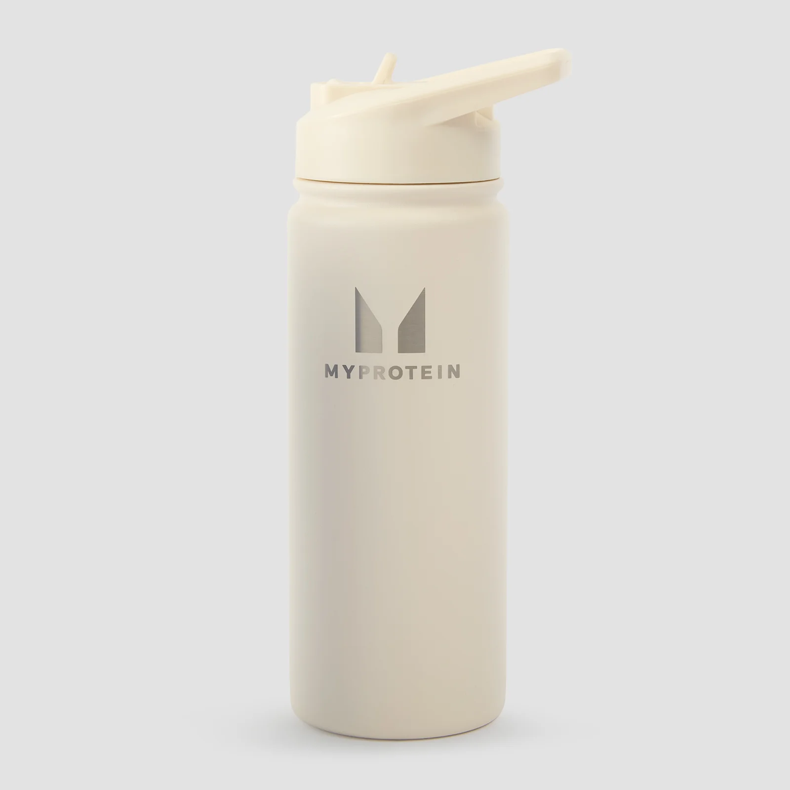 Myprotein再生金属翻盖吸管瓶500毫升 - 天然乳白色 图片 1