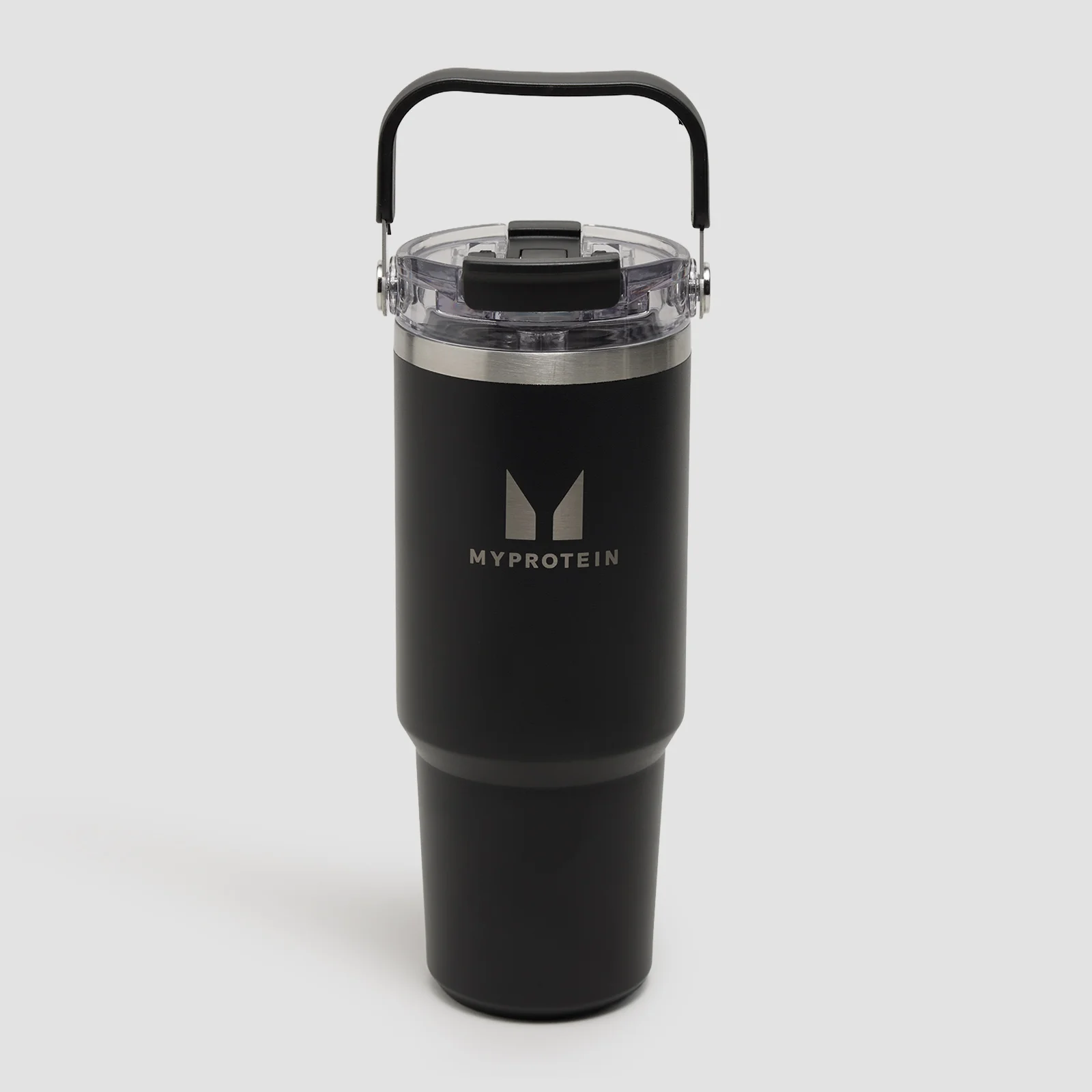 Myprotein回收金属顶部提手吸管杯 900ml - 黑色 图片 1