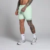 MP男款Training 5英寸双层梭织短裤 - 浅柠檬绿
