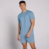 MP男款Active Training Pillar图案T恤 - 雾蓝色
