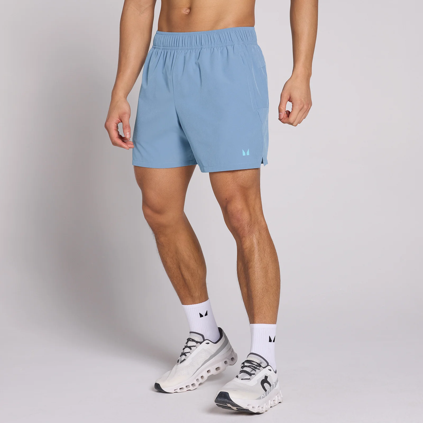 MP Men's Active Training 5" Pocket Short - Fog Blue - XS 图片 1