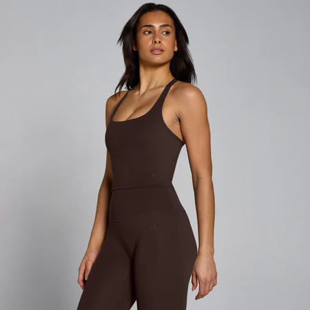 MP Women's Tempo Strappy Racerback Vest - Cocoa
