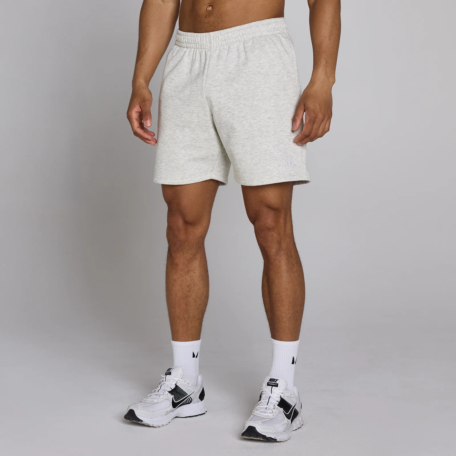 MP Men's Rest Day 7" Sweat Short - Light Grey Marl - L 图片 1