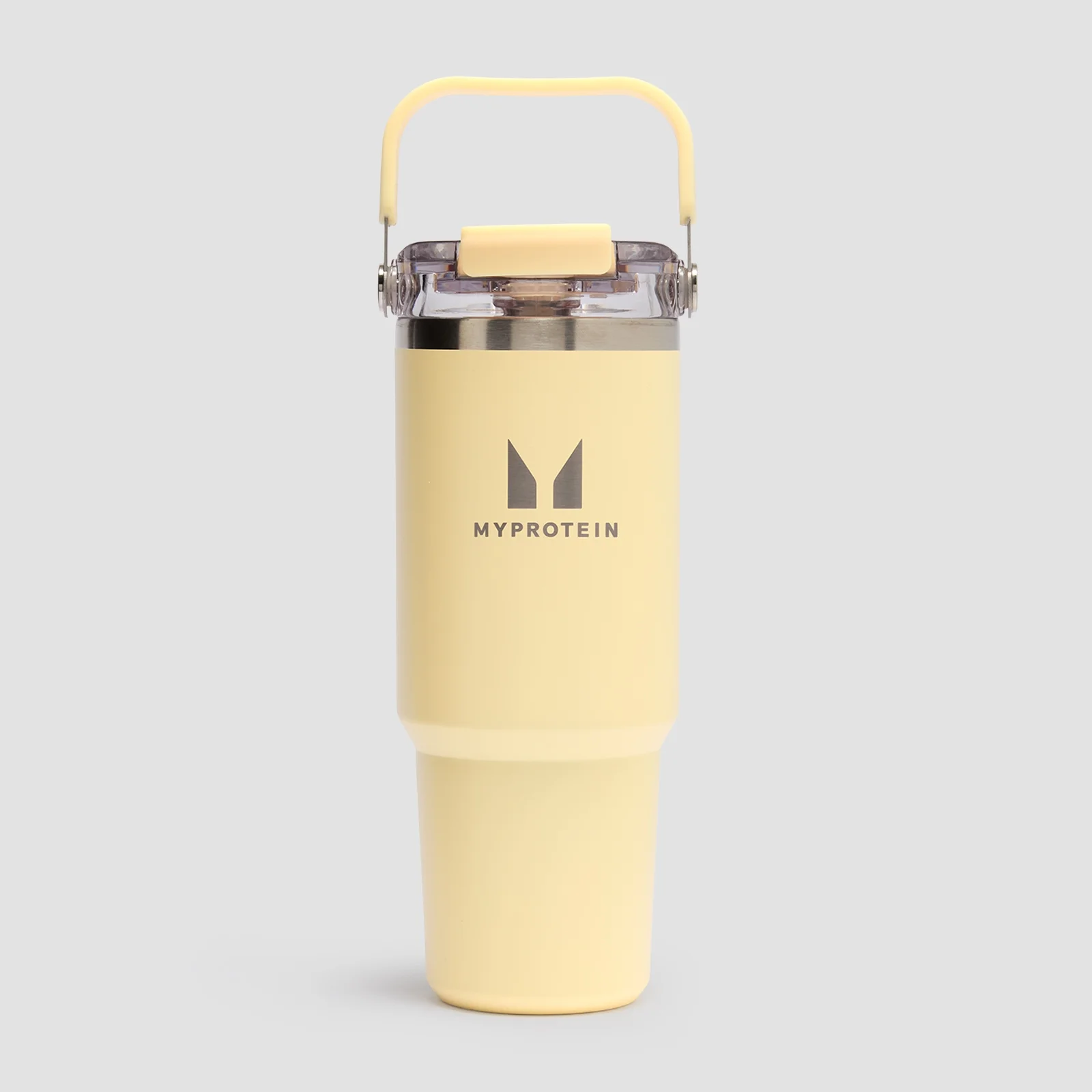 Myprotein 再生金属提手吸管水壶 900ml - 奶油色 图片 1