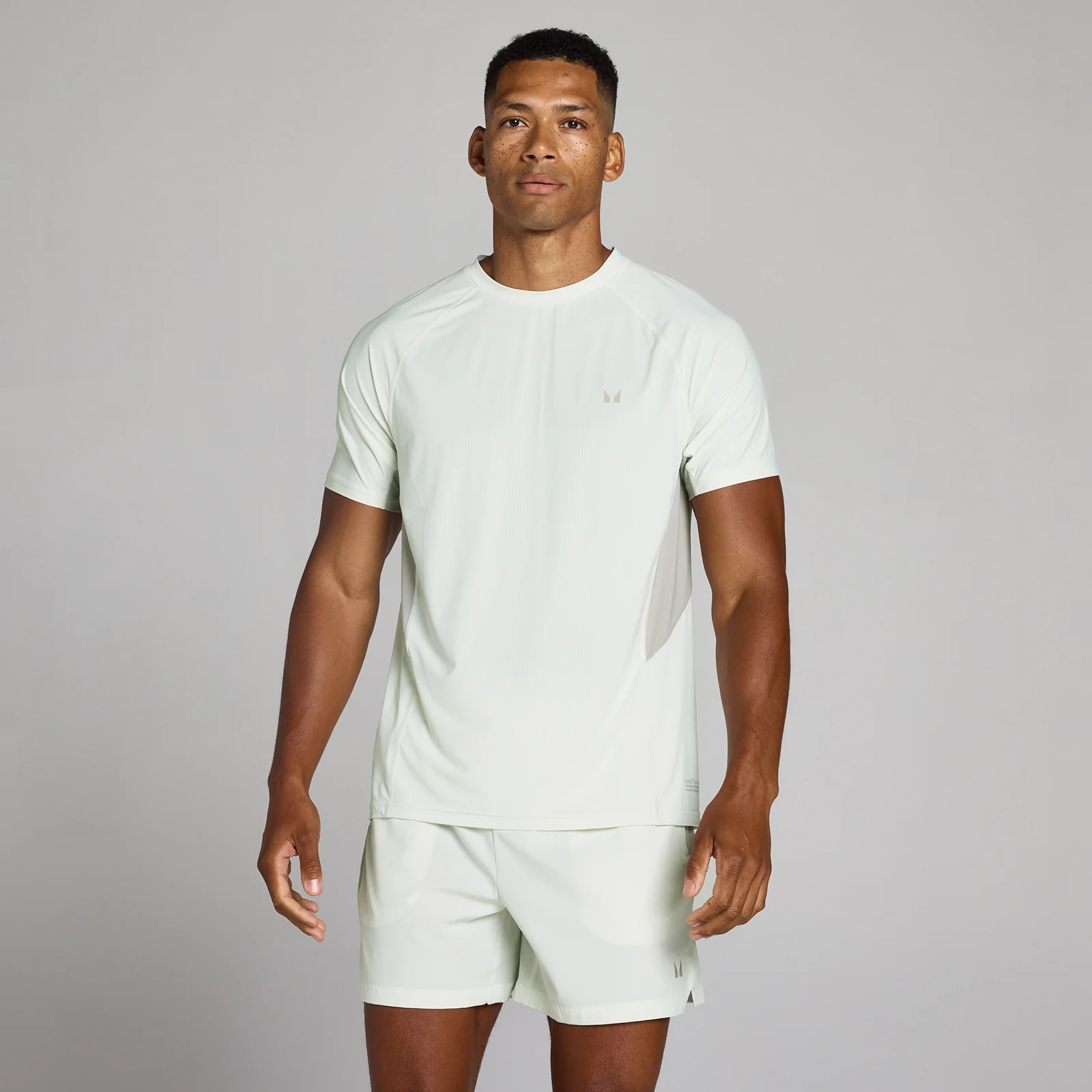 MP Men's Training Ultra Mesh T-Shirt - Digital White - XS 图片 1