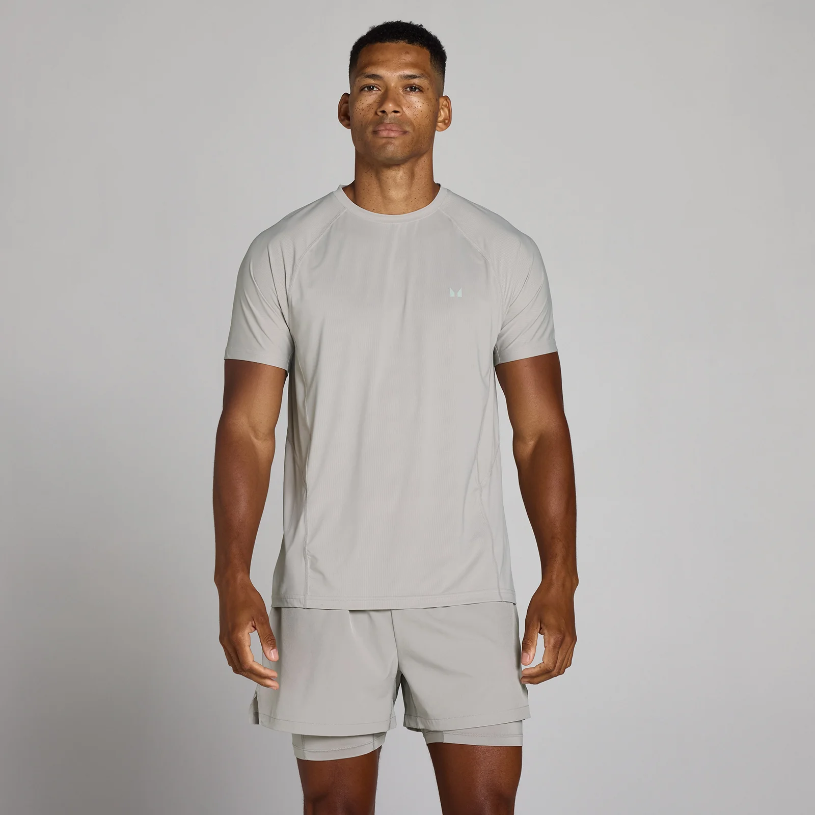 MP Men's Training Ultra Mesh T-Shirt - Chalk Grey - XS 图片 1