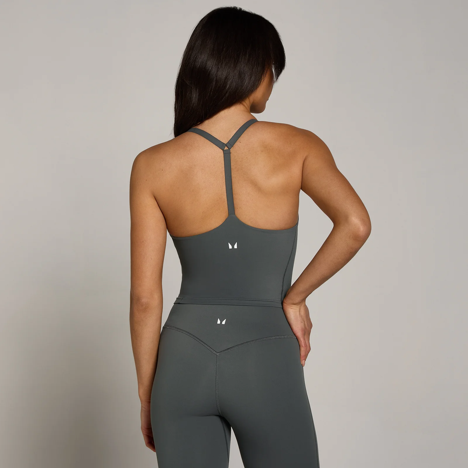 MP Women's Tempo Strappy Racerback Vest - Dark Grey - XS 图片 1