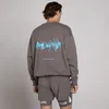 MP中性混合图案卫衣 - 灰白色