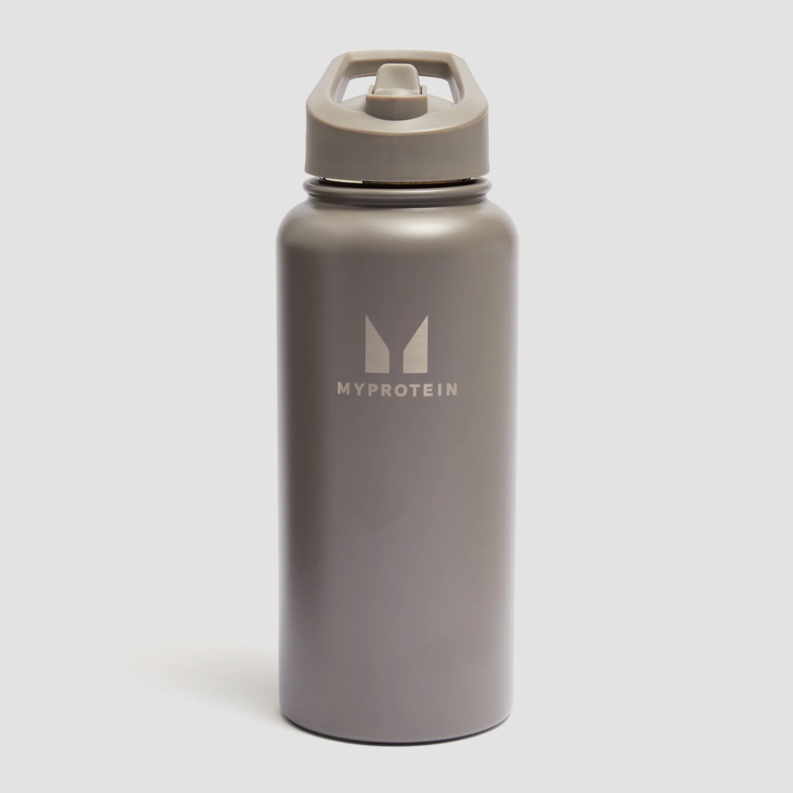 Myprotein再生金属翻盖吸管水壶1L - 深松露棕 图片 1
